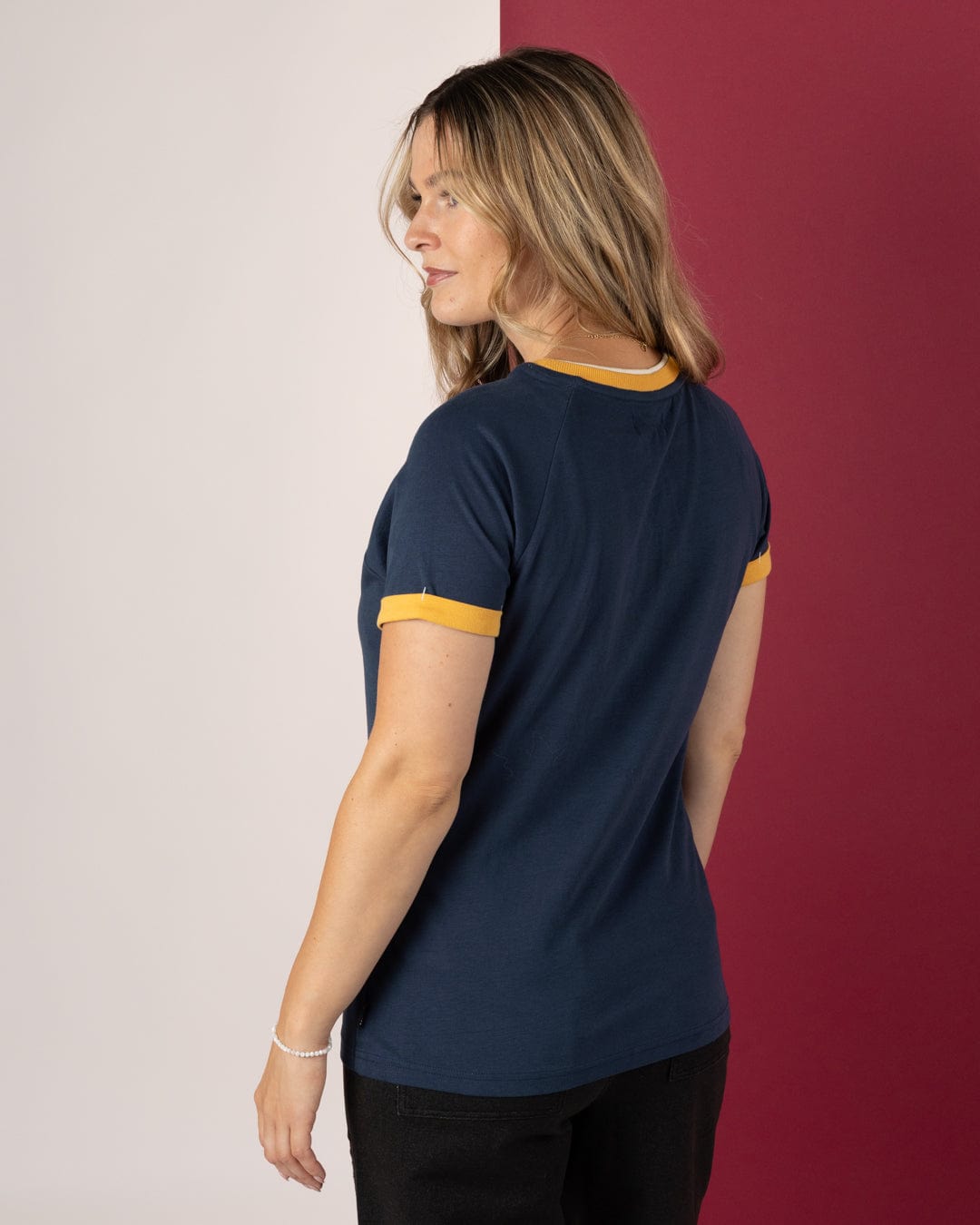 Trader Triple - Womens Short Sleeve T-Shirt - Blue