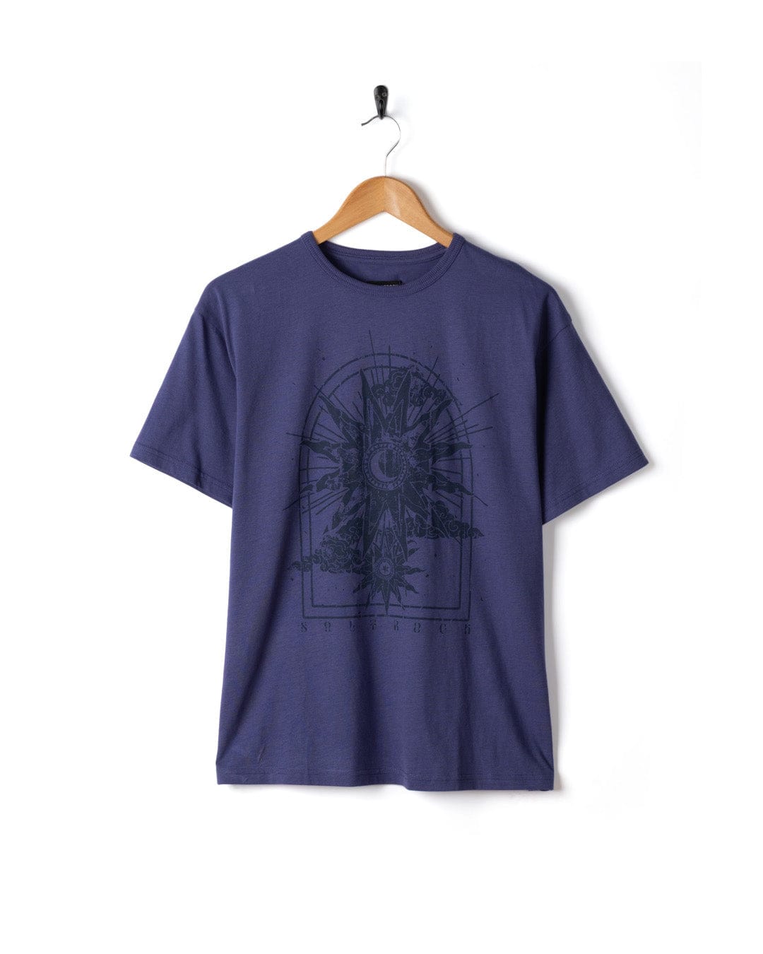 Eclipse - Womens Oversized Short Sleeve T-Shirt - Purple