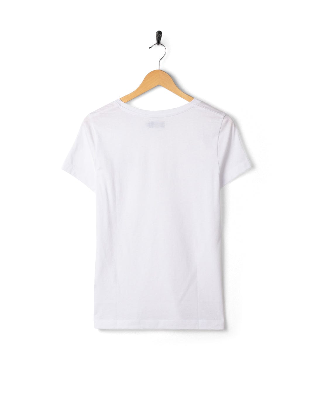 Essential Womens Short Sleeve V-Neck T-Shirt in White
