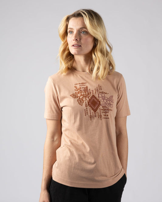 Flow - Womens Short Sleeve T-Shirt - Orange