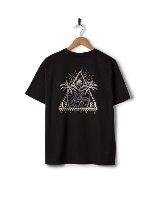 Free Wave - Womens Oversized Short Sleeve T-Shirt - Dark Grey