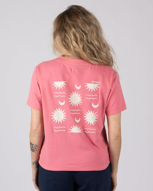 Equinox - Womens Boxy T-Shirt - Pink