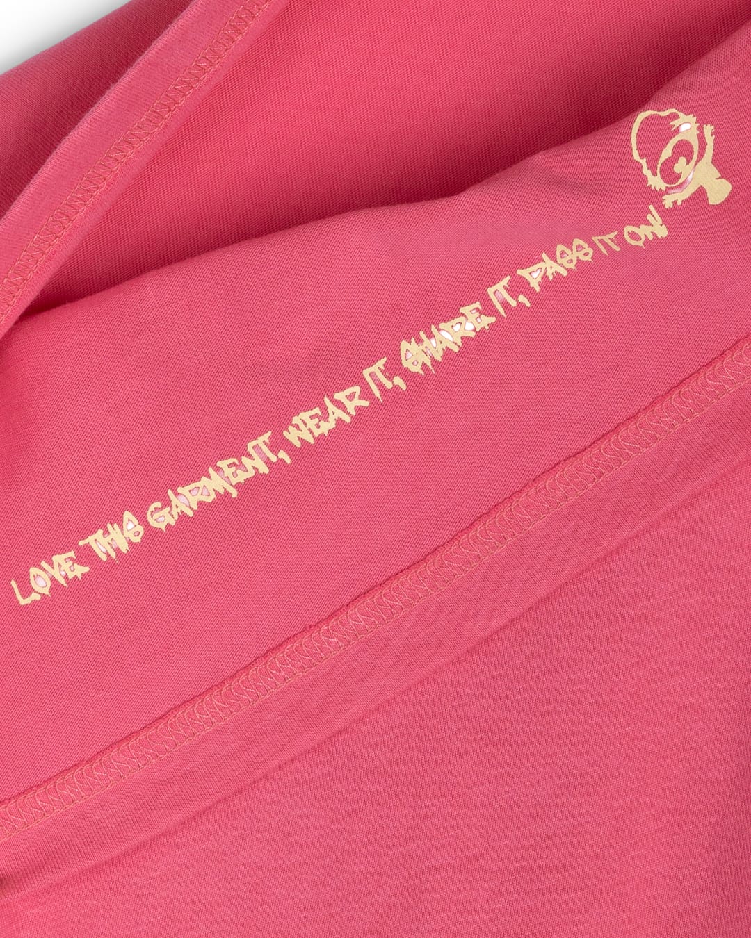 Lush Line Up Kids Short Sleeve Tee Bright Pink - SS26