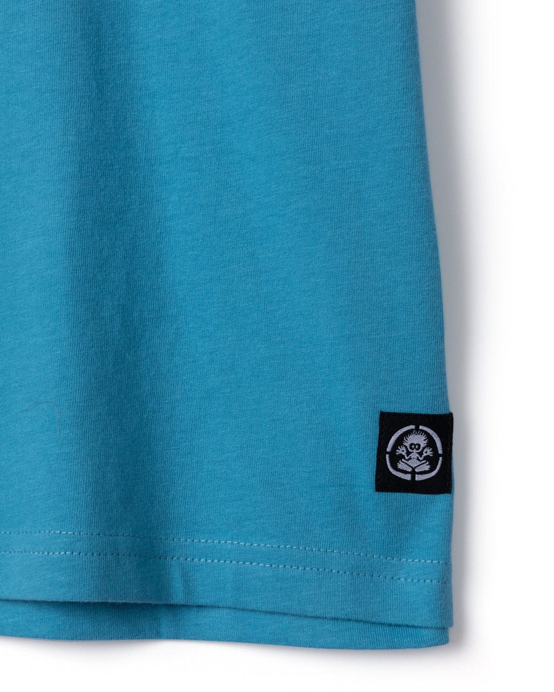 Origin Stripe - Kids Short Sleeve T-Shirt - Bright Blue