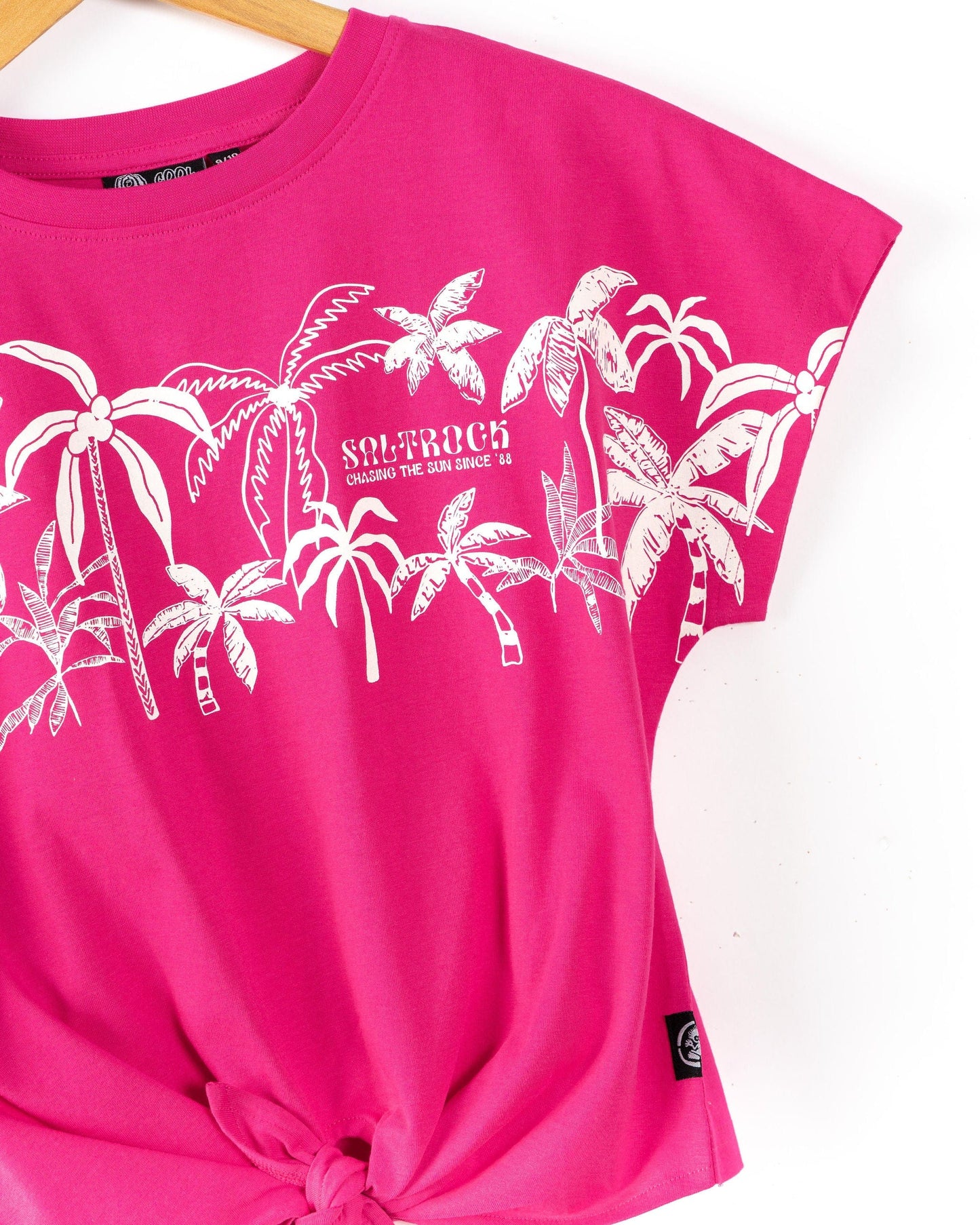 Palmer - Kids Front Knot T-Shirt - Pink