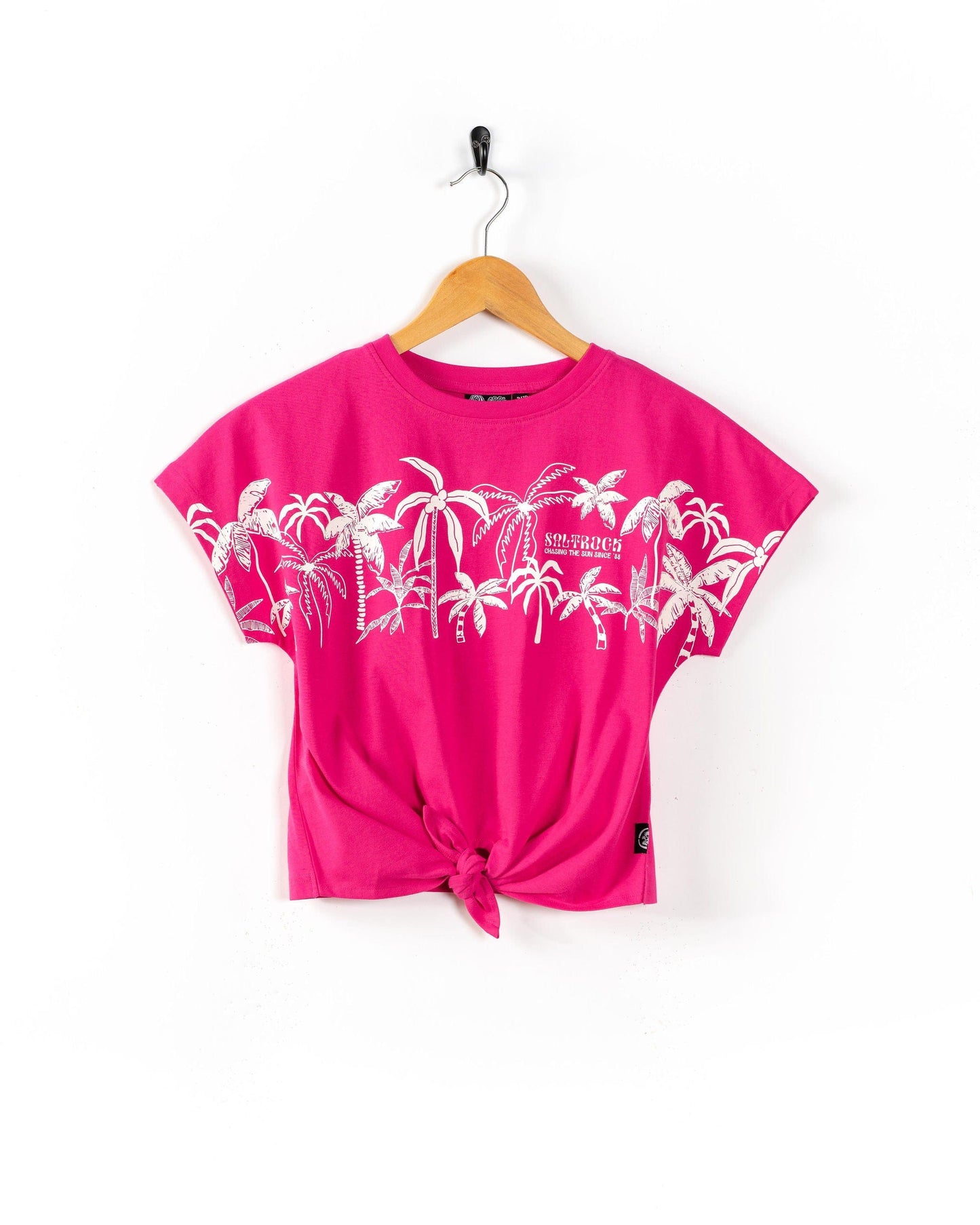 Palmer - Kids Front Knot T-Shirt - Pink