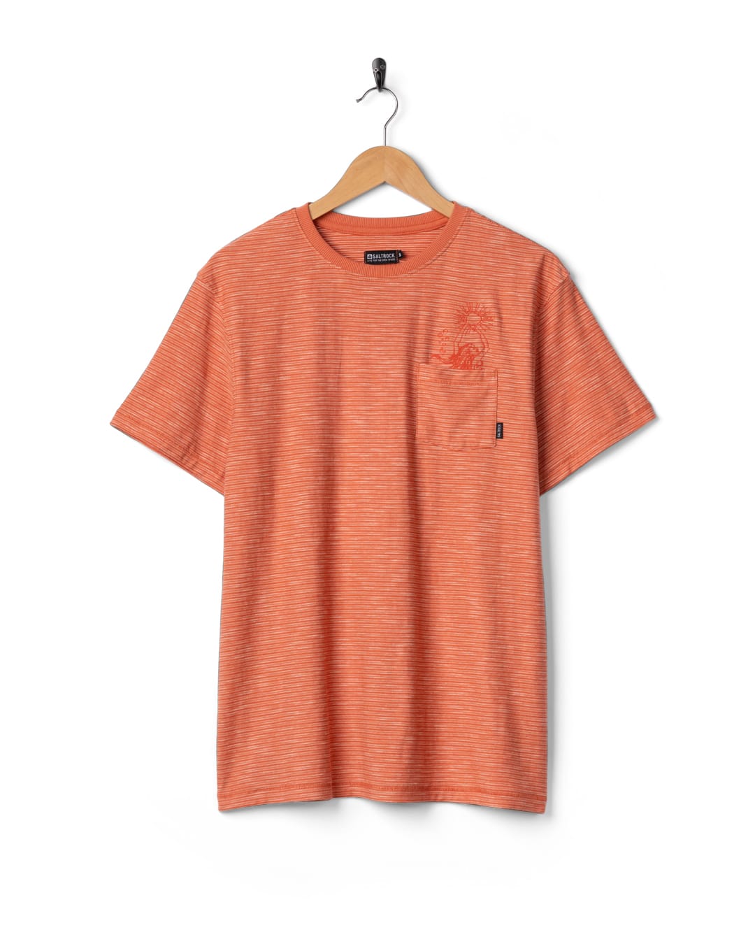 Mermaid Rise Mens Short Sleeve T-Shirt in Light Orange