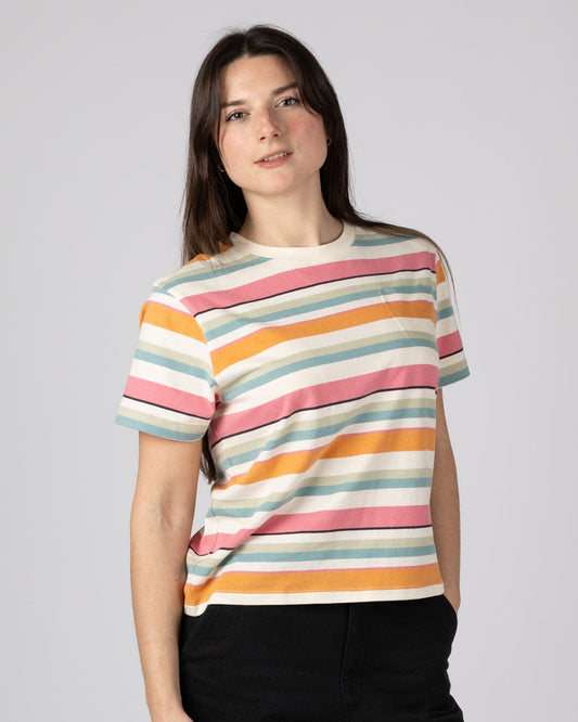 Junet - Womens Short Sleeve T-Shirt- Multi colour