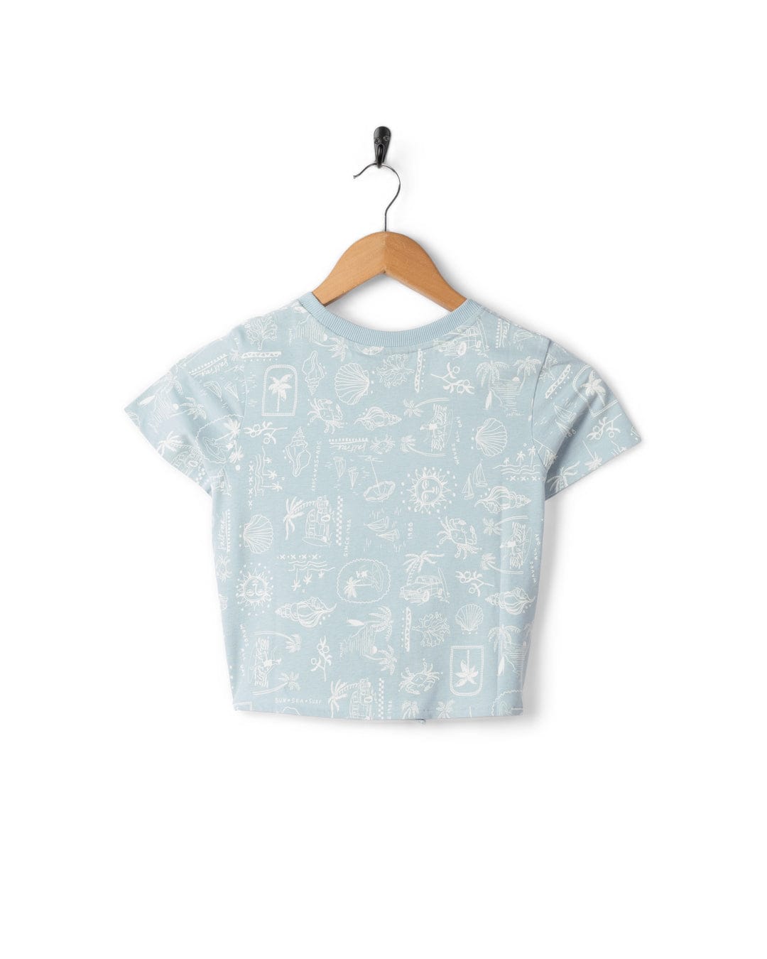 Island Life Kids Short Sleeve T-Shirt in Light Blue