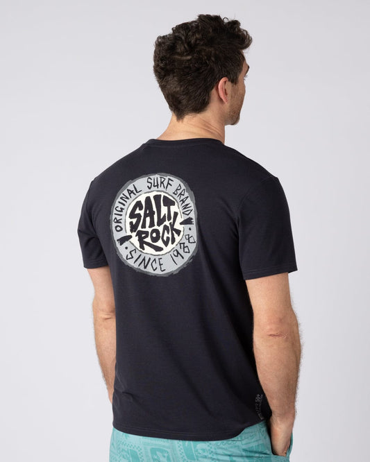 Original SR Hybrid Mens Short Sleeve T-Shirt in Black