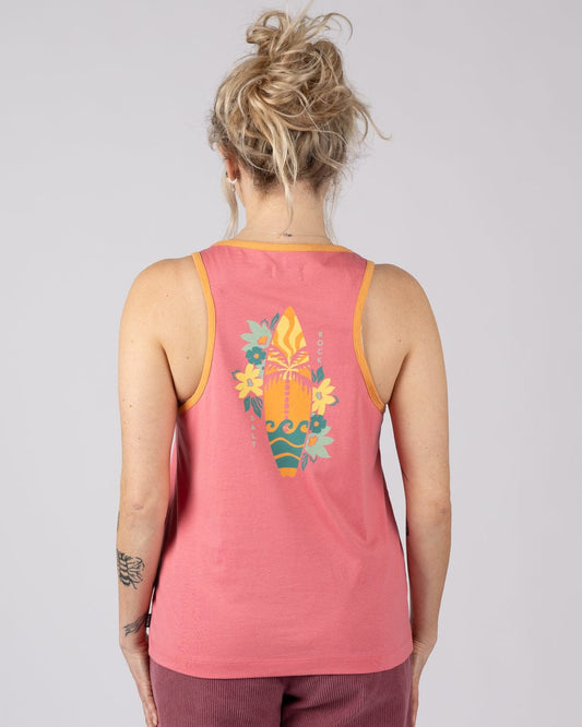 Sun Surfer - Womens Vest - Bright Pink