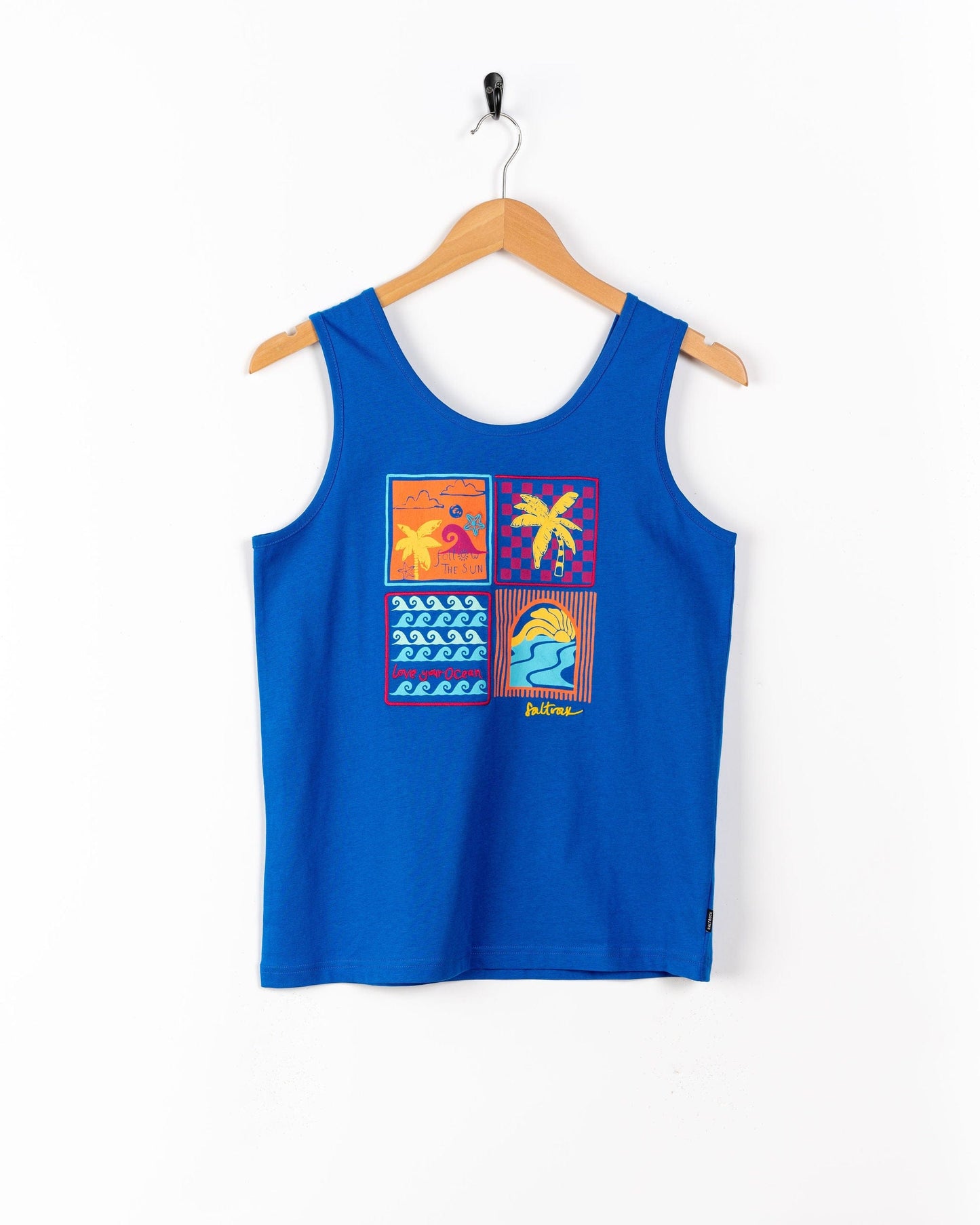 Vacay - Womens Vest - Blue
