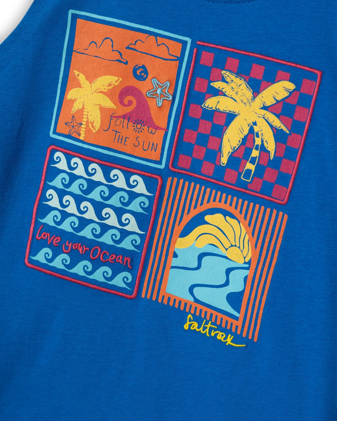 Vacay - Kids Vest - Blue