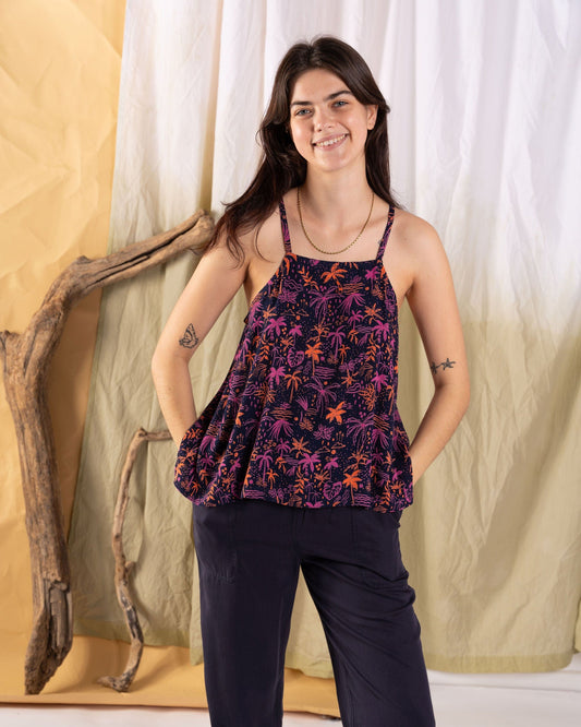 Acapulco Womens Cami Top in Multi
