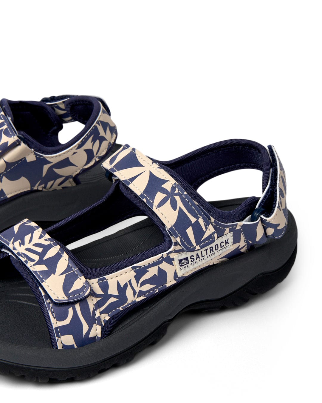 Walkabout Balance - Womens Floral Hiking Sandal - Blue