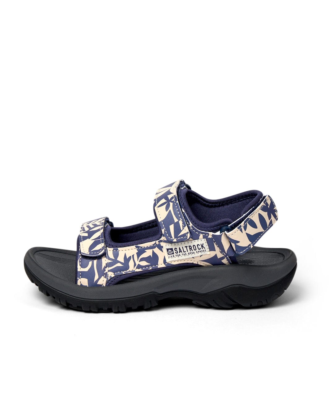 Walkabout Balance - Womens Floral Hiking Sandal - Blue