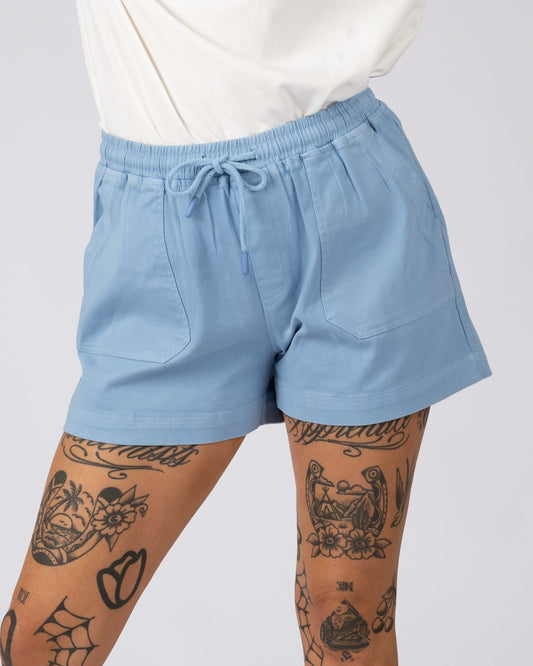 Santano Womens Short in Light Blue