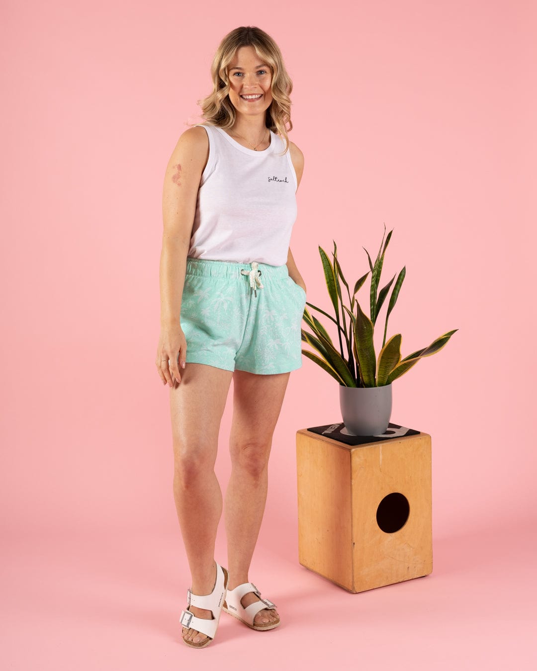 Acapulco - Womens Sweat Shorts - Turquoise