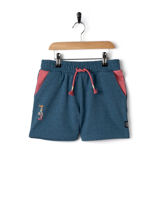 Rainbow Ocean - Kids Short - Dark Blue
