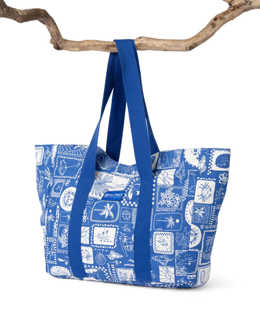 Island Tiles Bag in Bright Blue