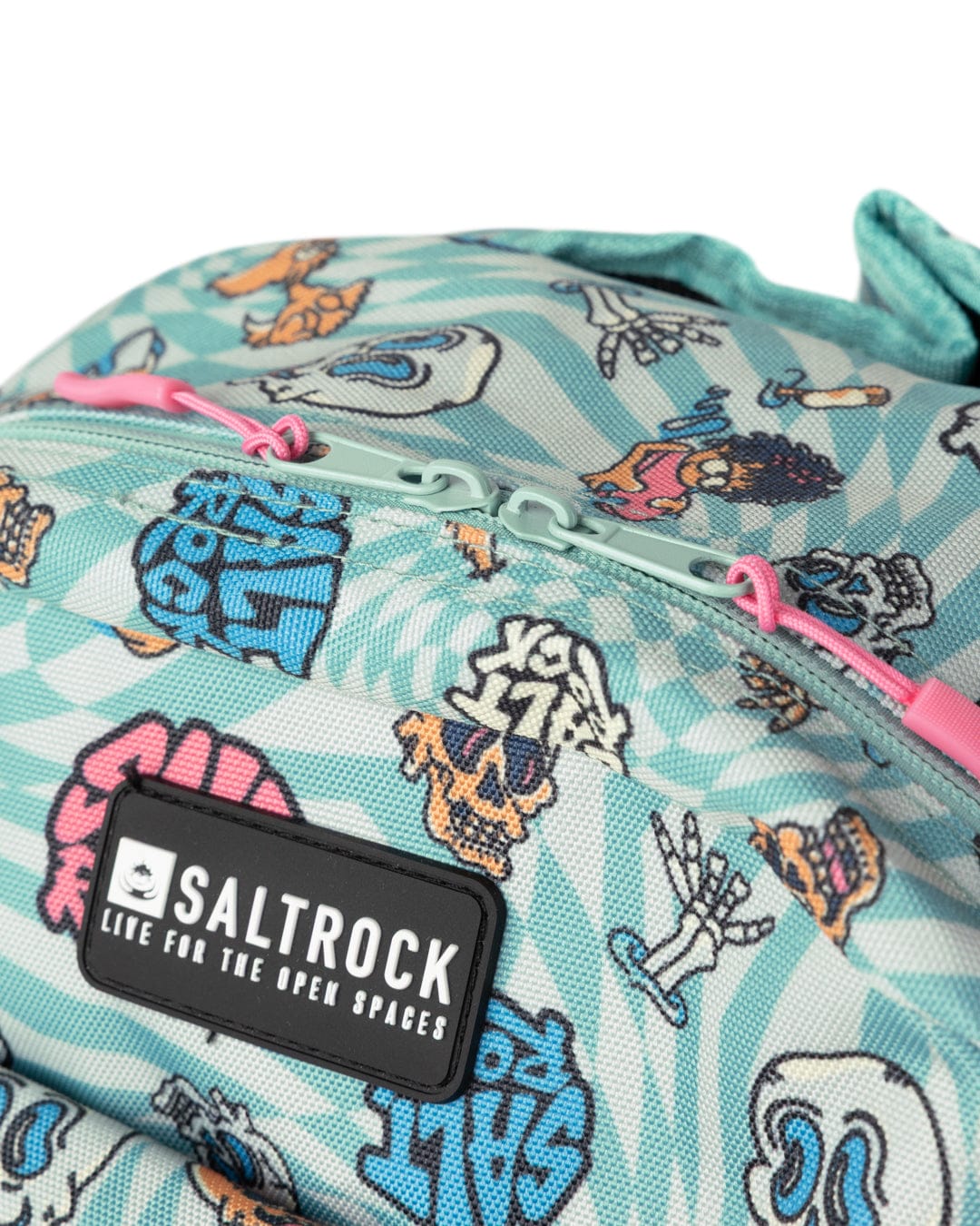 Lush Waves - Backpack - Blue