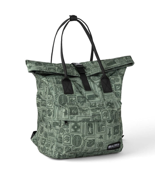 Heritage Tiles - Backpack - Green