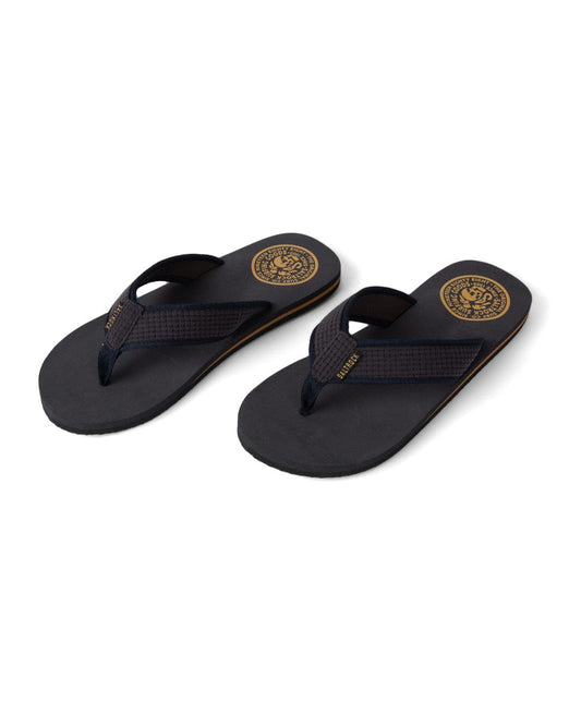 Trail Lines Mens Flip Flops in Grey