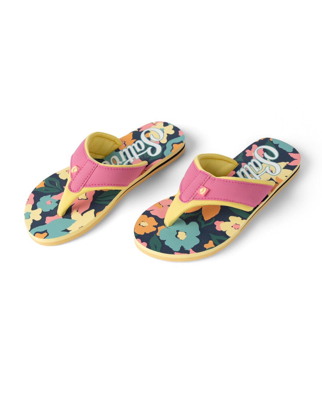 Holidaze Womens Flip Flops in Pink