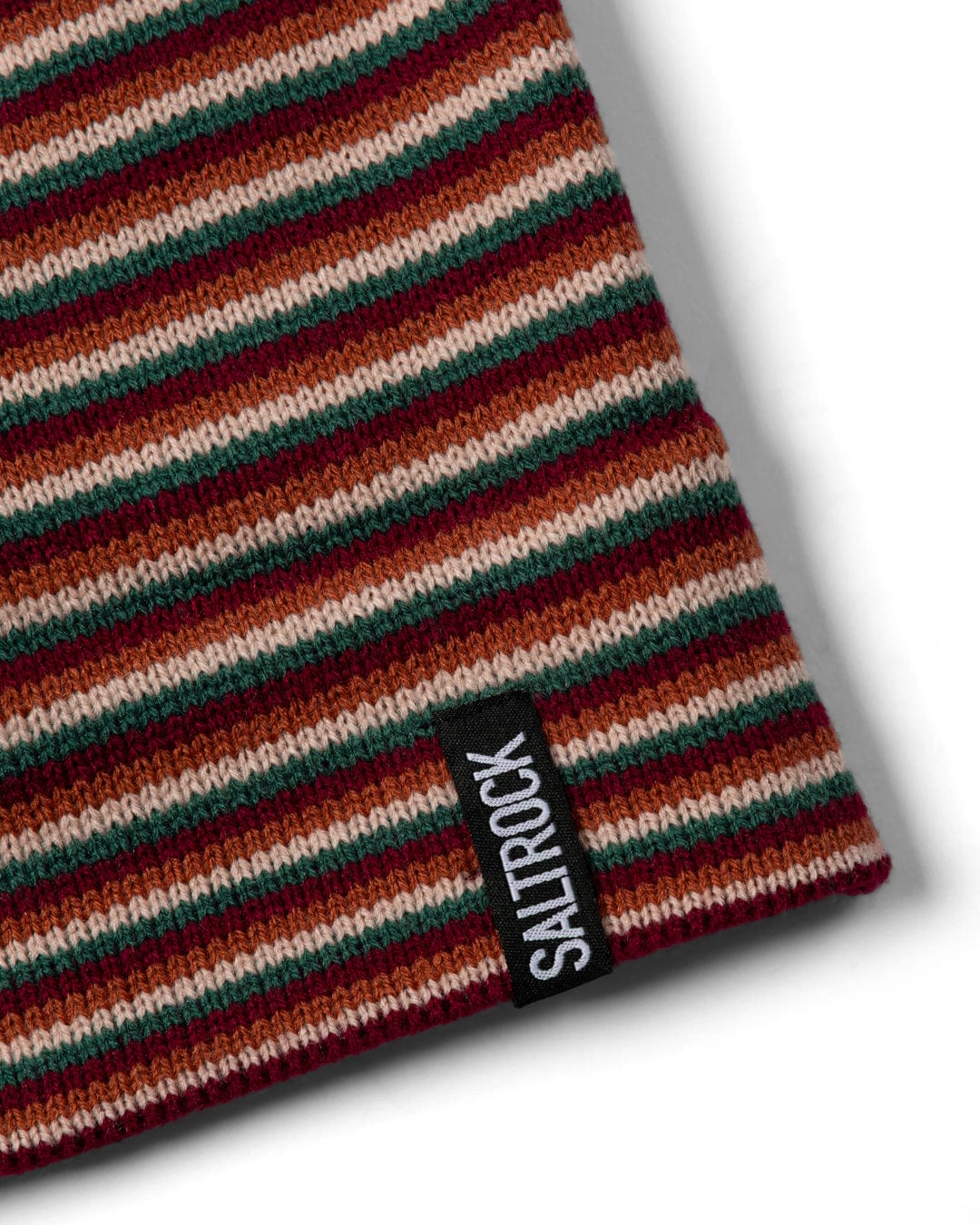 Ok Stripe - Beanie - Dark Pink