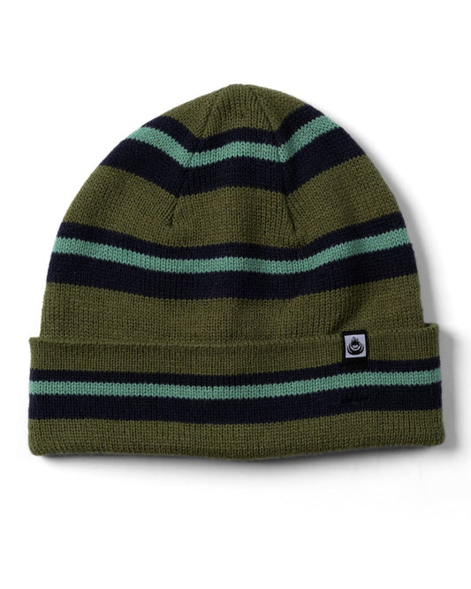 Ok Stripe - Beanie - Green