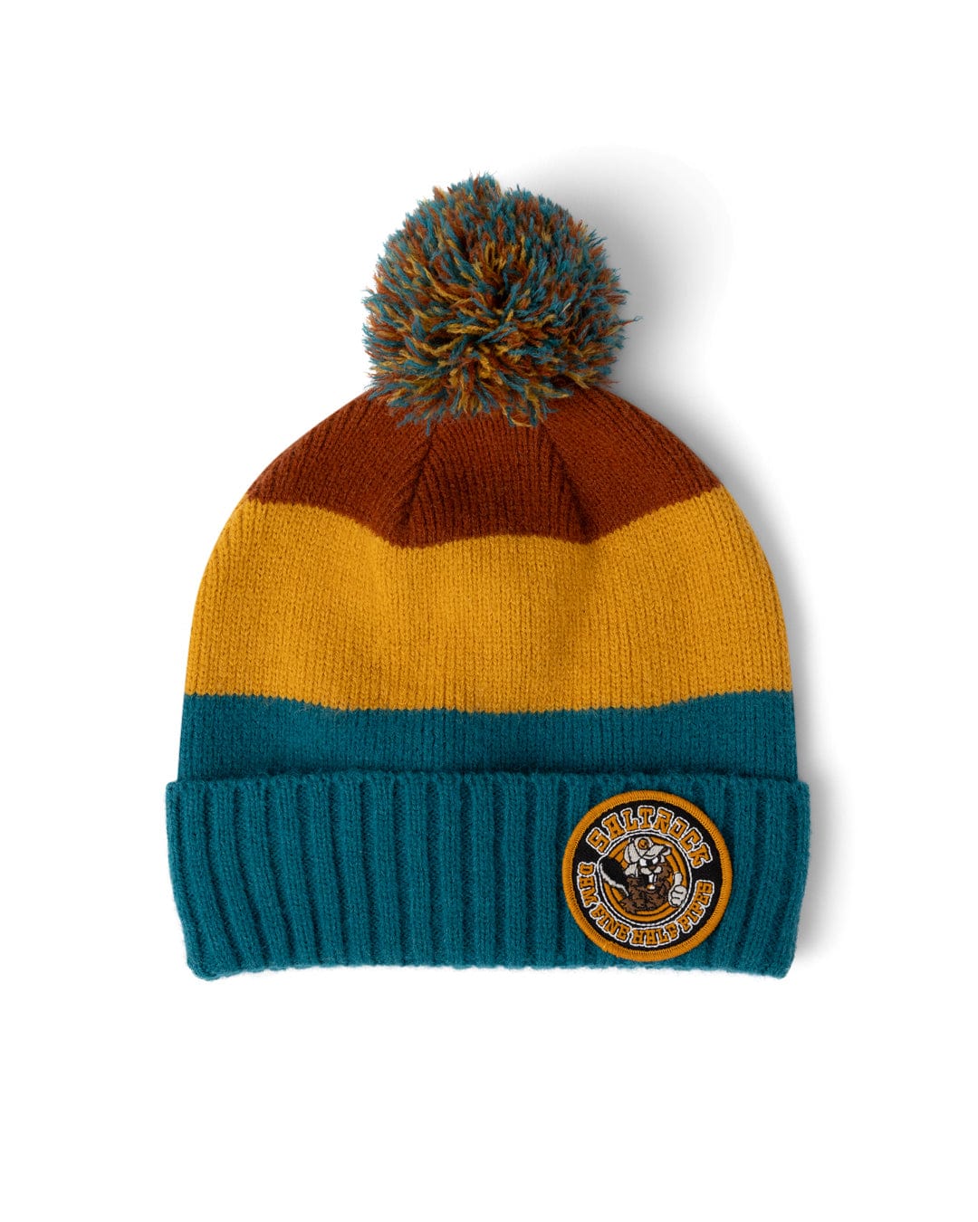 Creek Kids Bobble Hat Teal - Main Image