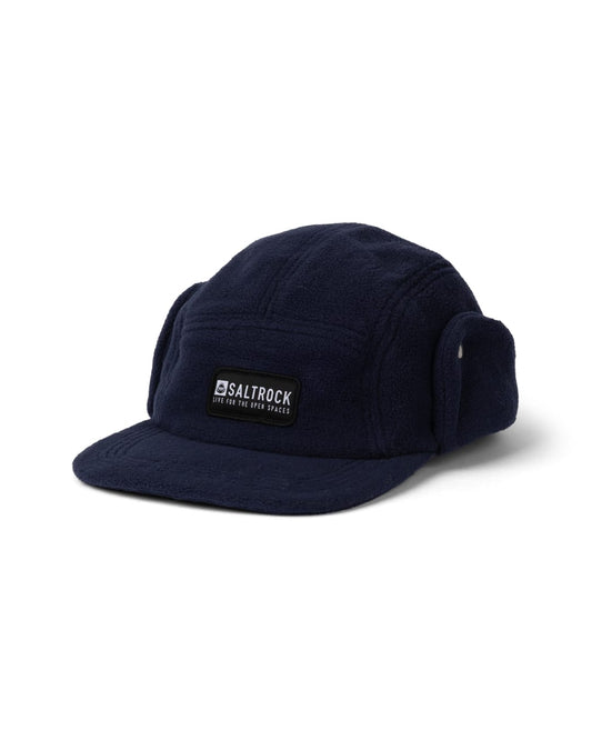 Bert Fleece Flap Cap in Blue