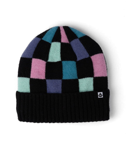 Skatecheck Beanie in Black