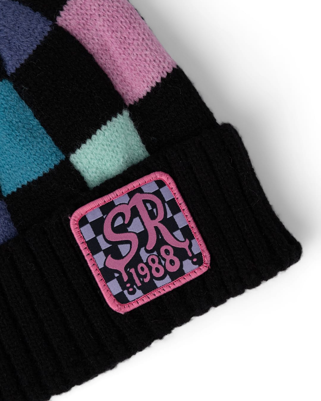 Skatecheck Kids Beanie in Black