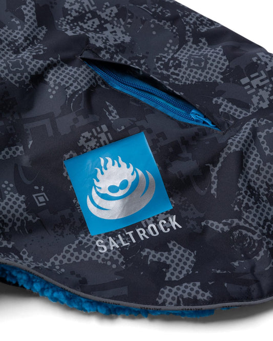 Waga Pro Digi Camo - Water Resistant Padded Dog Jacket - Black