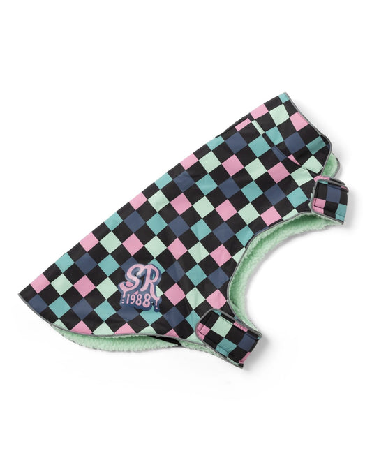 Waga Pro Skatecheck Water Resistant Dog Jacket in Multi