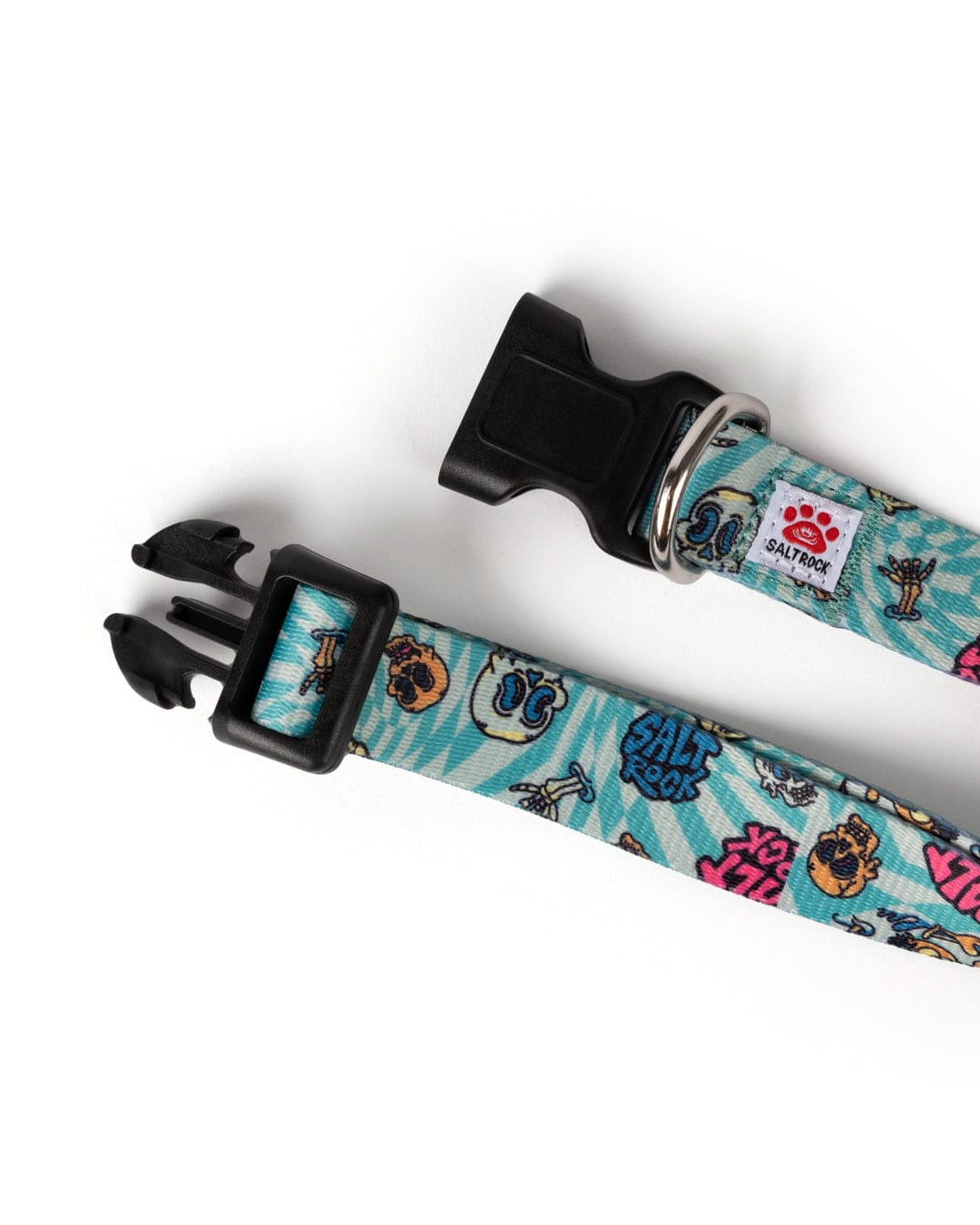 Lush Waves - Pet Collar - Light Blue