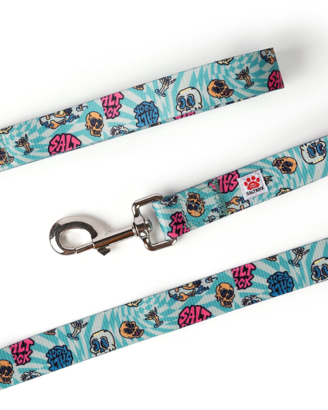 Lush Waves Dog Lead in Light Blue