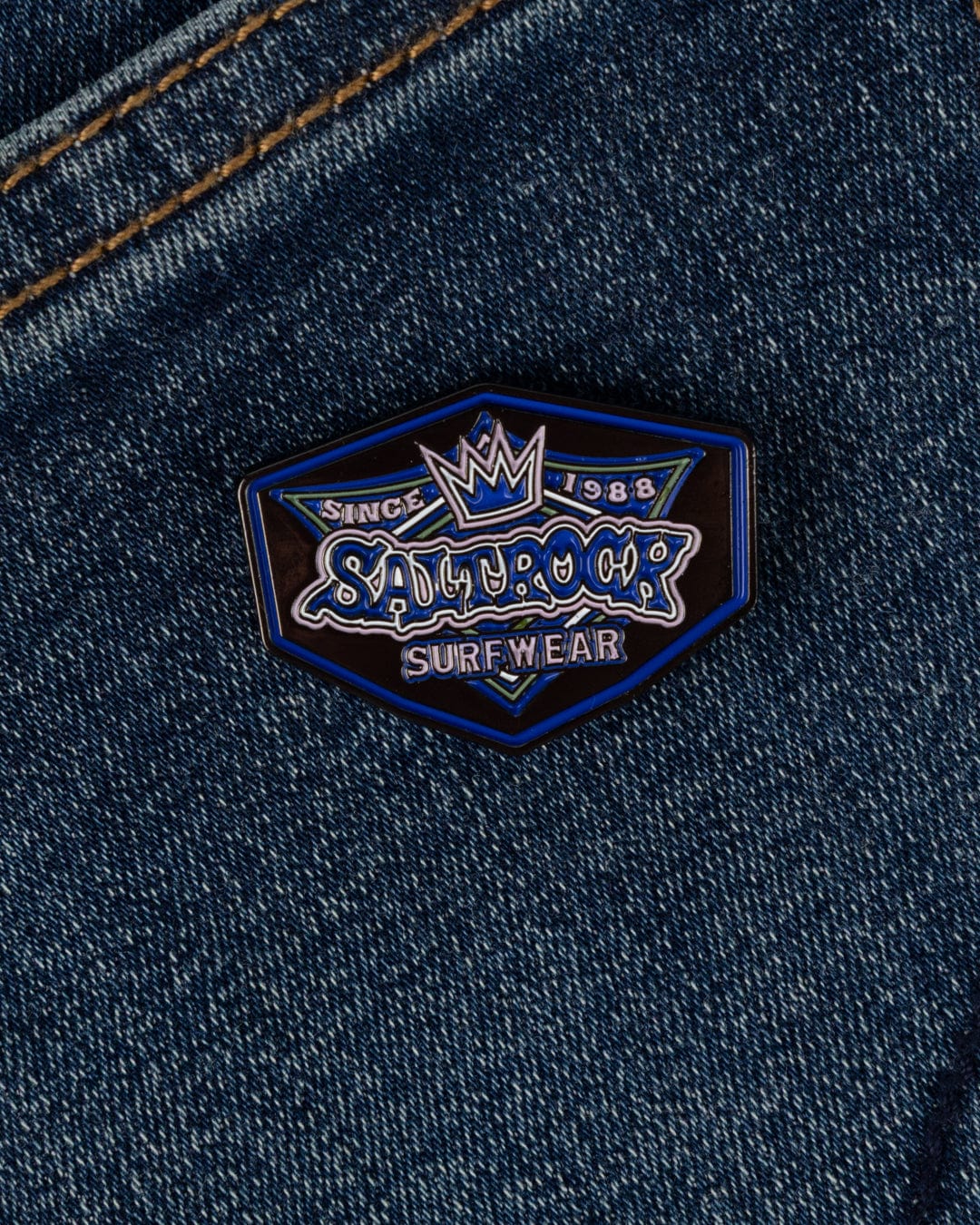 Heritage Shield - Pin Badge - Black