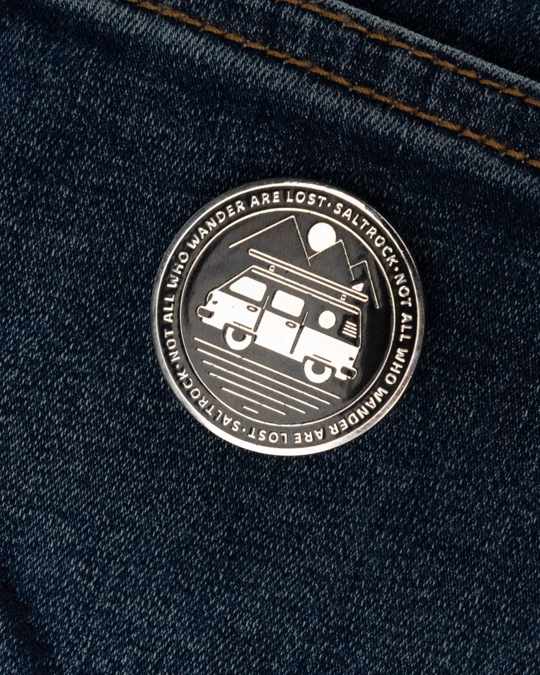 Roadtrip - Pin Badge - Cream