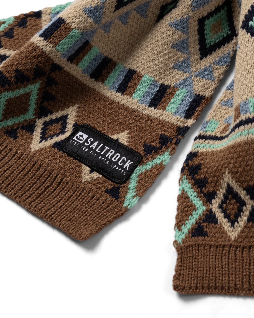 Metzi - Aztec Scarf - Light Brown