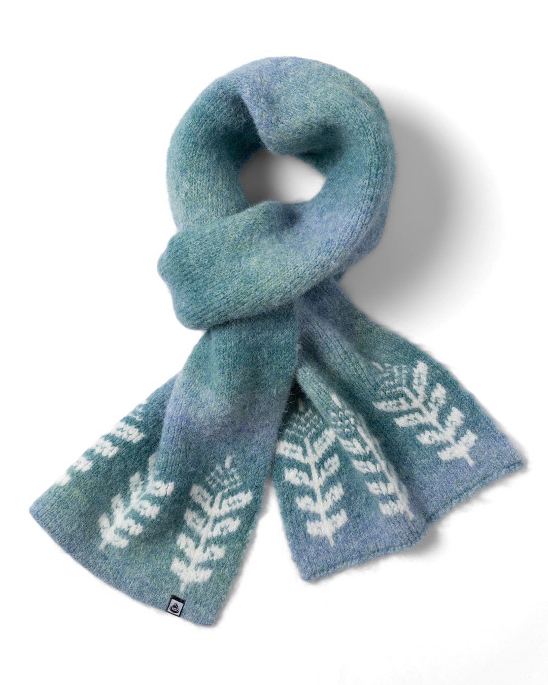 Quiver - Fairisle Scarf - Light Blue