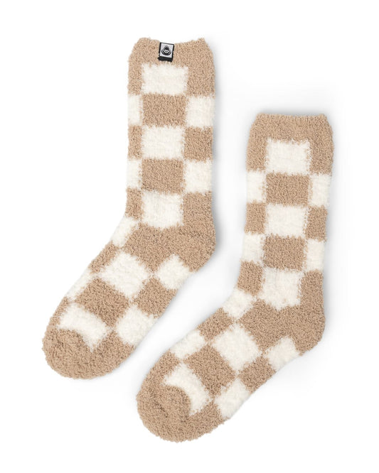 Calla Socks In Light Brown