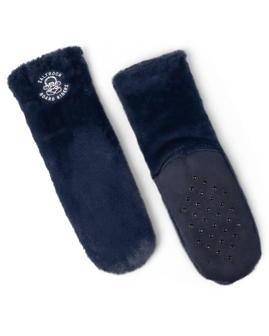 Tok Kids Fluffy Bed Socks in Blue