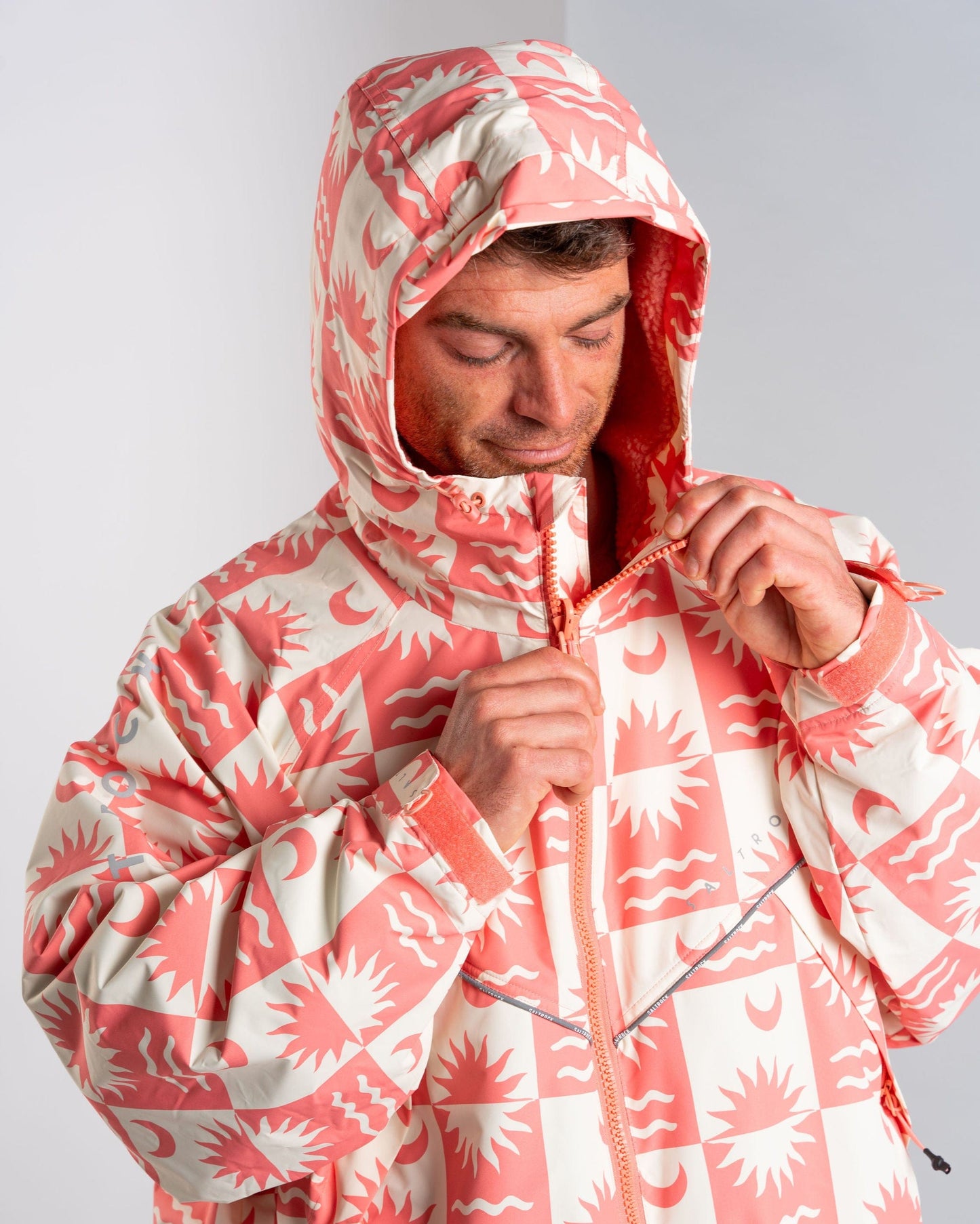 Recycled Changing Robe - Equinox - Coral