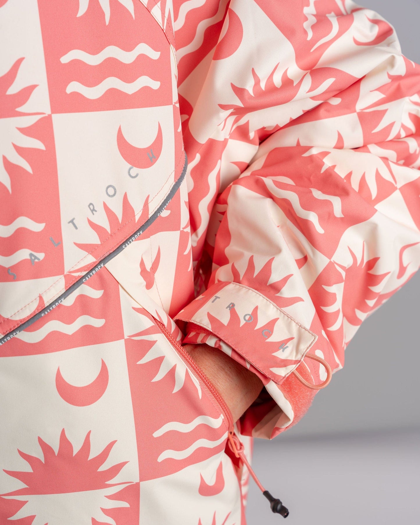 Recycled Changing Robe - Equinox - Coral