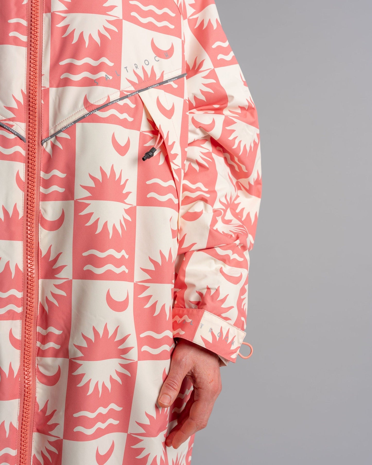 Recycled Changing Robe - Equinox - Coral