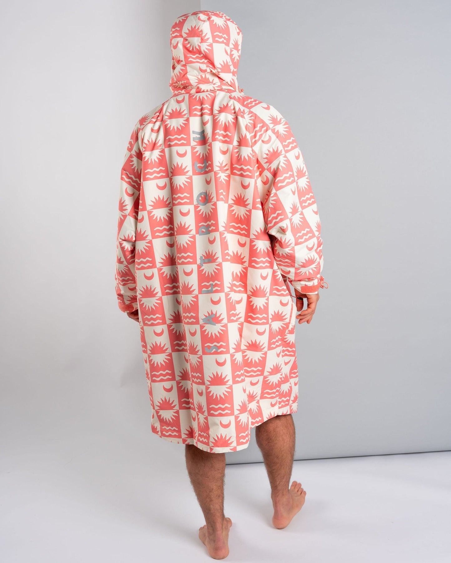 Recycled Changing Robe - Equinox - Coral