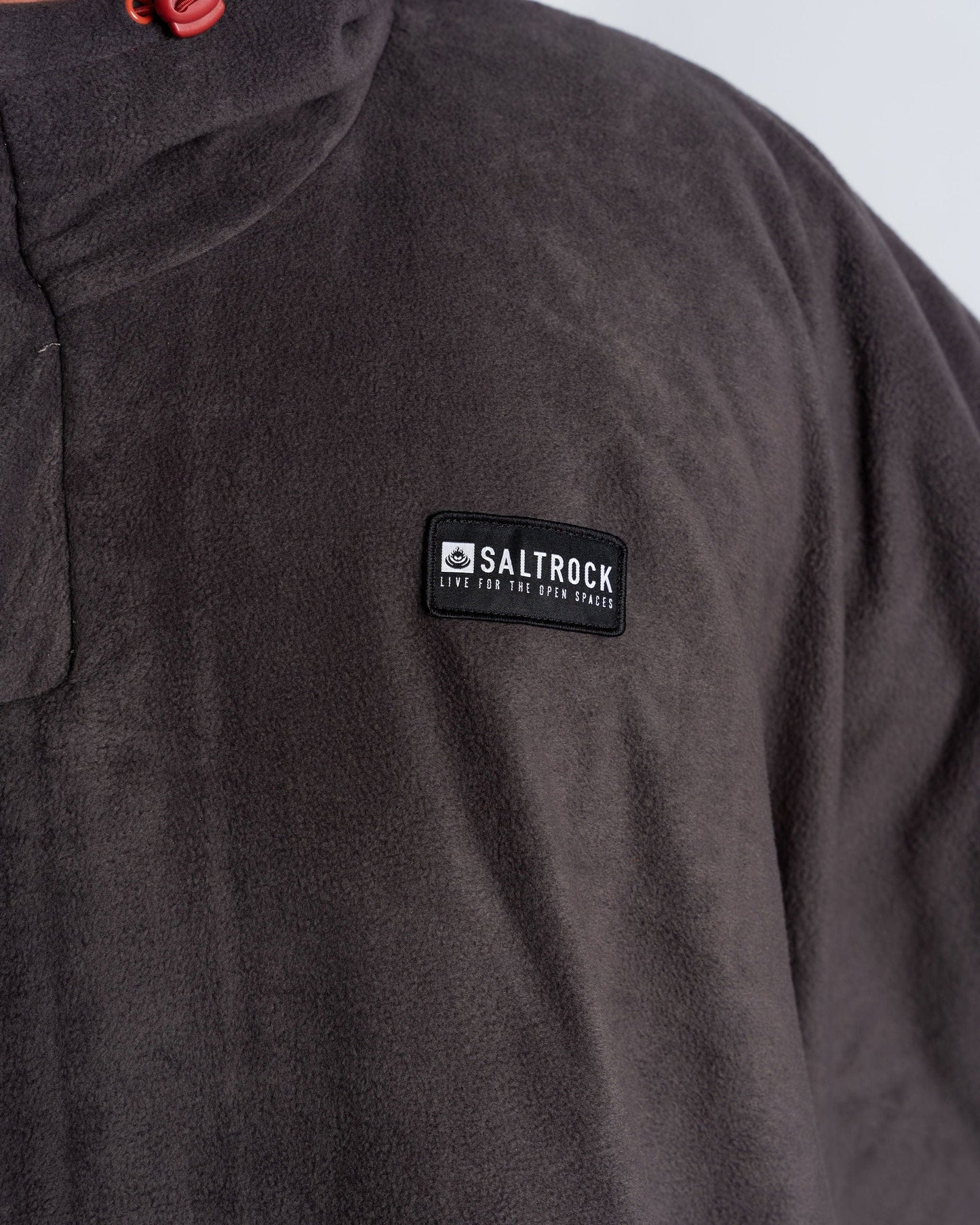 Equinox - Recycled Reversible Poncho - Orange/Grey