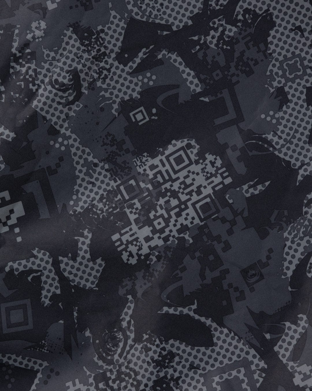 Digi Camo Changing Robe - Black/Blue